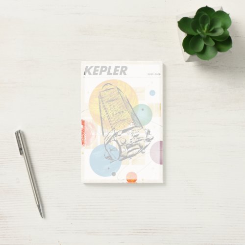 Kepler Space Telescope Poster Post_it Notes