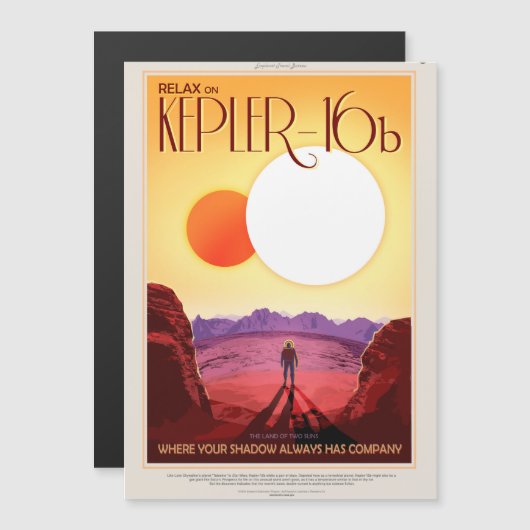 Kepler Space Travel Destination Planet Adventure (Front/Back)