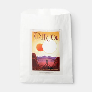 Kepler Space Travel Destination Planet Adventure Favor Bag