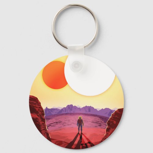 Kepler Space Travel Destination Planet Adventure Keychain