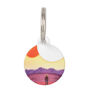 Kepler Space Travel Destination Planet Adventure Pet ID Tag