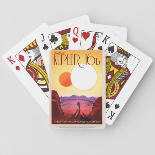 Kepler Space Travel Destination Planet Adventure Playing Cards