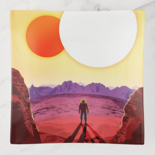 Kepler Space Travel Destination Planet Adventure Trinket Tray