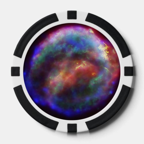 Keplers Supernova Remnant In Visible X_Ray Poker Chips