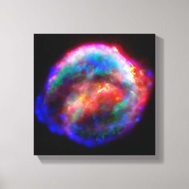 Kepler's Supernova Remnant NASA Hubble Space Photo Canvas Print (Front)