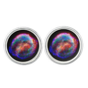 Kepler's Supernova Remnant NASA Hubble Space Photo Cufflinks