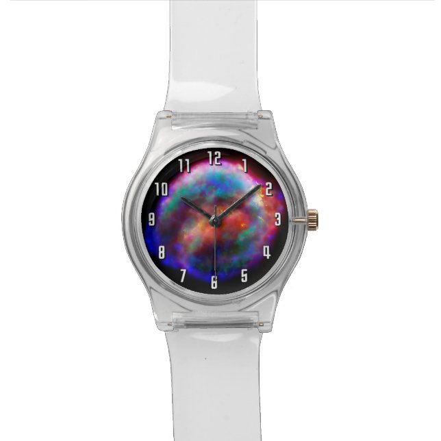 Kepler's Supernova Remnant NASA Hubble Space Photo Wrist Watch (Close Up)