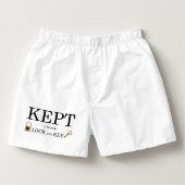 Kept Locked in Chastity Boxers (Front)