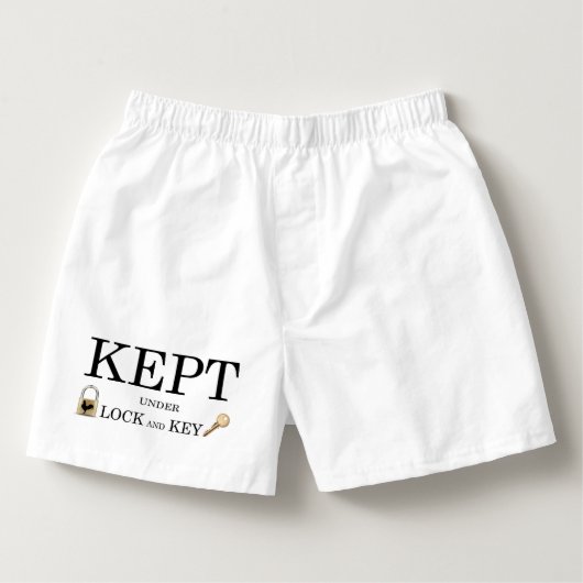 Kept Locked in Chastity Boxers (Front)