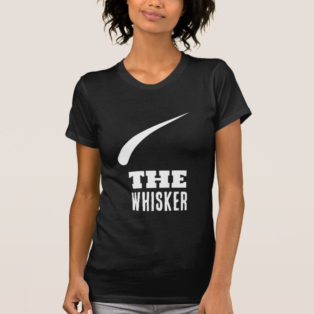 Kept Off Black Flat Clear Whisker T-Shirt (Front)