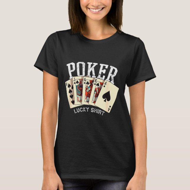 Ker Lucky Shirt Ker Player Gambling Funny Ker  (Front)