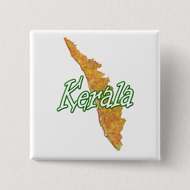 Kerala Pinback Button (Front)