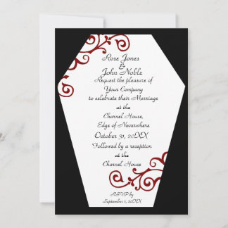 Keranda Ivory (Red) Wedding Invitation
