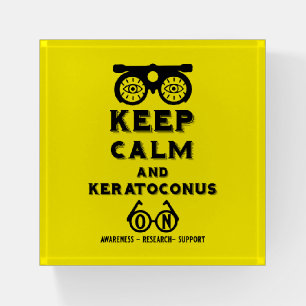 Keratoconus Support And Awareness Paperweight