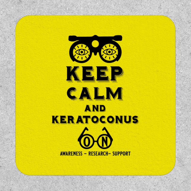 Keratoconus Support And Awareness Patch (Front)