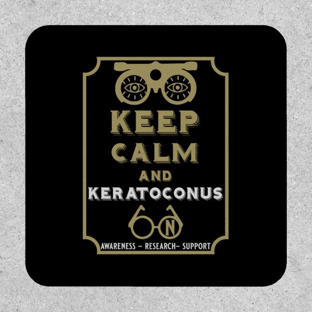 Keratoconus Support And Awareness Patch (Front)