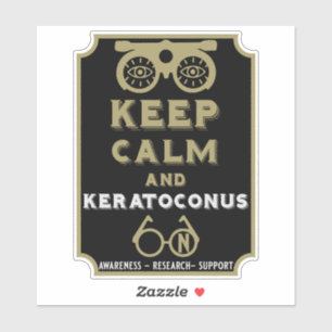 Keratoconus Support And Awareness Sticker