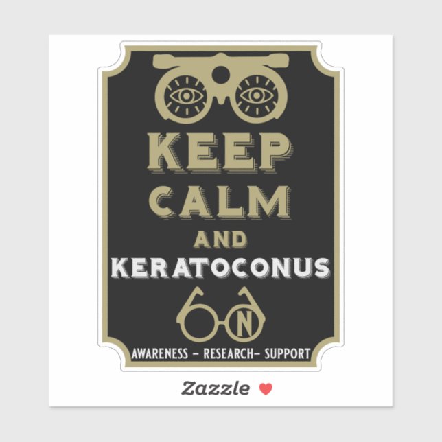 Keratoconus Support And Awareness Sticker (Sheet)