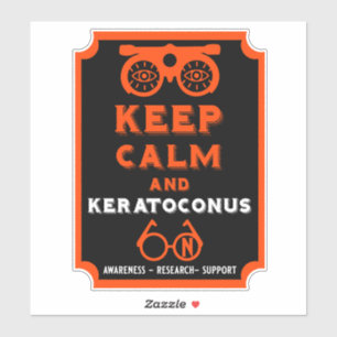 Keratoconus Support And Awareness Sticker