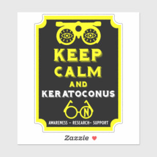 Keratoconus Support And Awareness Sticker