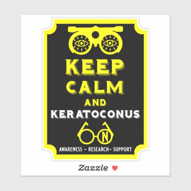 Keratoconus Support And Awareness Sticker (Sheet)