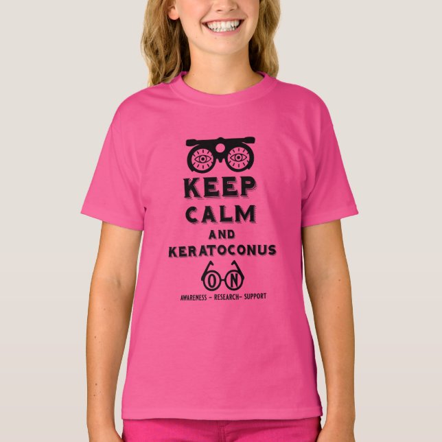 Keratoconus Support And Awareness T-Shirt (Front)