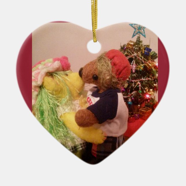 Ker'D and Buttercup Christmas Ornament (Front)