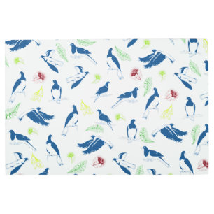 Kereru Wood pigeon pattern NZ birds Metal Print