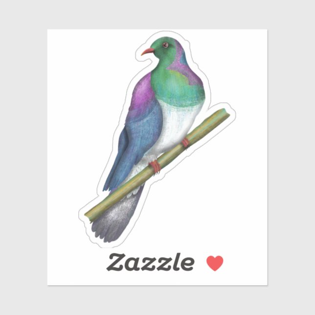 Kereru Wood pigeon Sticker (Sheet)