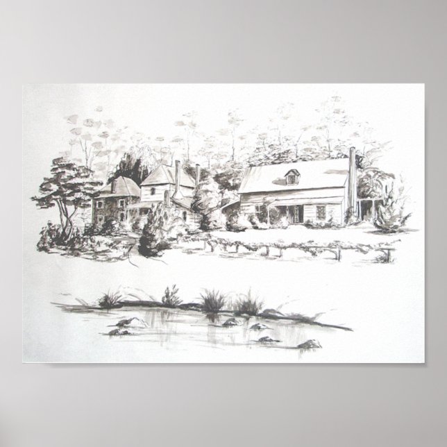 Kerikeri Stone Store, Kemp House & Caretakers Home Poster (Front)