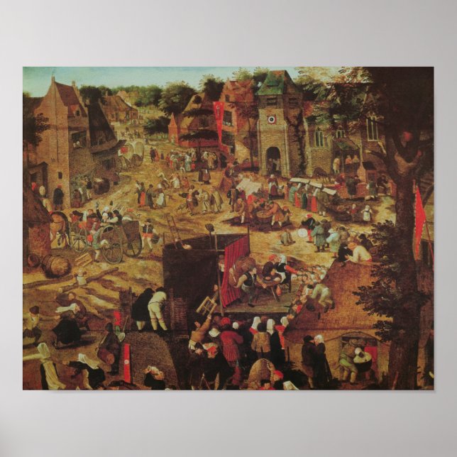 Kermesse with Theatre and Procession Poster (Front)