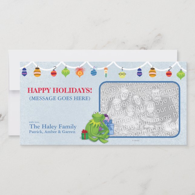 Kermit Holiday Photo Card (Front)