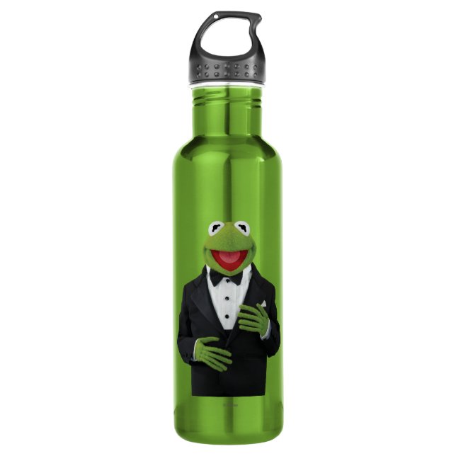 Kermit in a Suit Stainless Steel Water Bottle (Front)