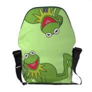 Kermit Laying Down Messenger Bag at Zazzle