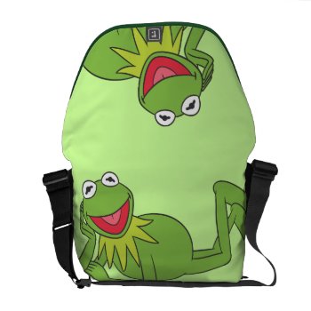 Kermit Laying Down Messenger Bag by muppets at Zazzle