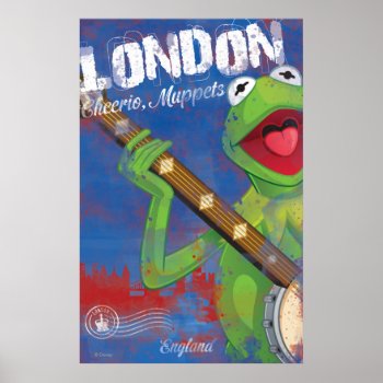 Kermit - London  England Poster by muppets at Zazzle