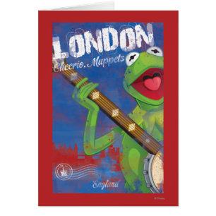 Kermit - London, England Poster Cards