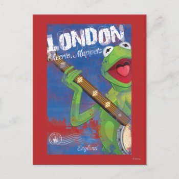 Kermit - London  England Poster Postcard by muppets at Zazzle