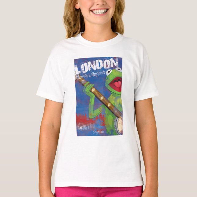 Kermit - London, England Poster T-Shirt (Front)