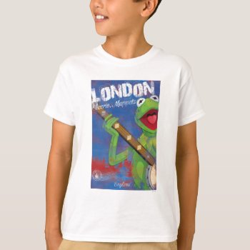 Kermit - London  England Poster T-shirt by muppets at Zazzle