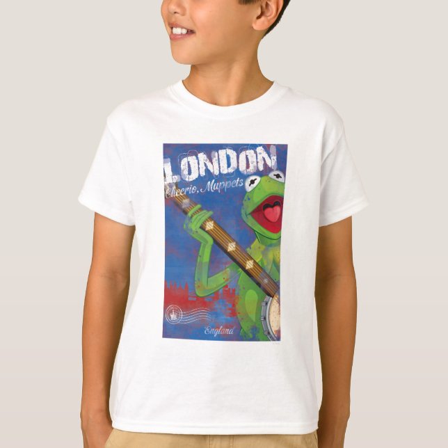 Kermit - London, England Poster T-Shirt (Front)