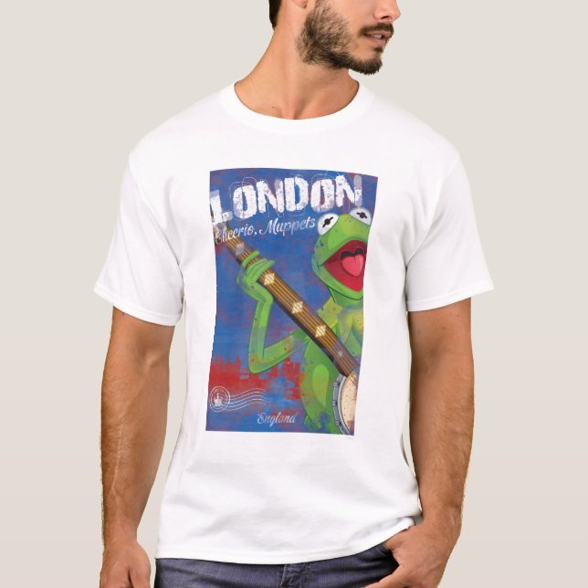 Kermit - London, England Poster T-Shirt (Front)