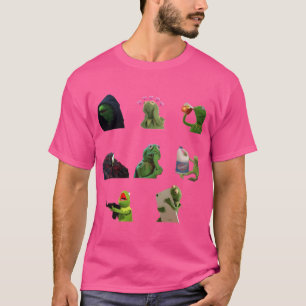 Kermit meme sticker pack T-Shirt