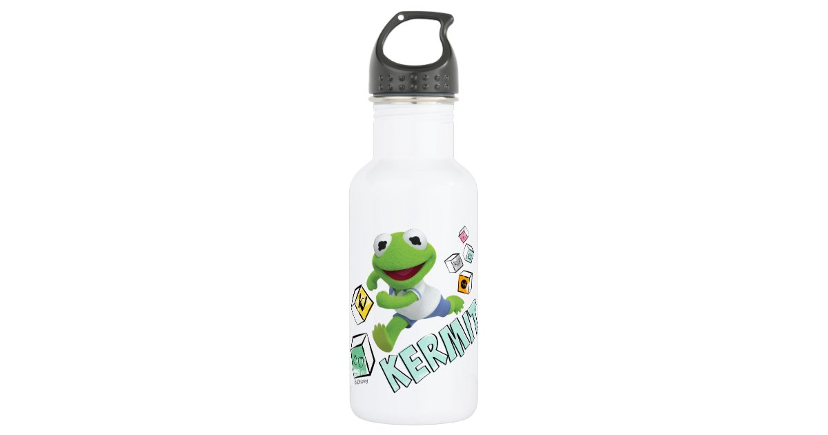 The Muppets, Kermit The Frog Emoji Stainless Steel Water Bottle