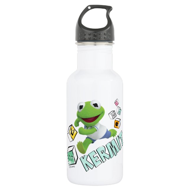 Kermit Stainless Steel Water Bottle (Front)