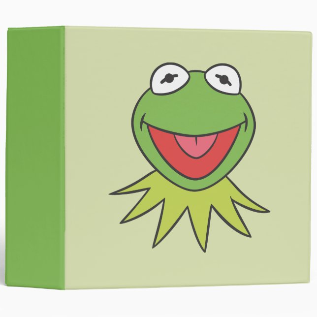 Kermit the Frog Cartoon Head Binder (Front/Spine)