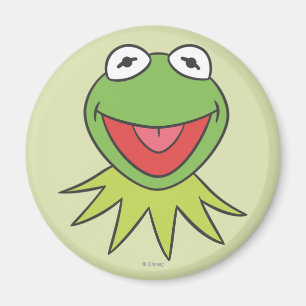 Kermit the Frog Cartoon Head Magnet