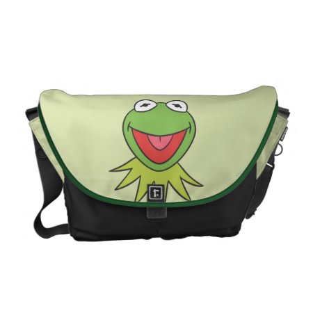 Kermit The Frog Cartoon Head Messenger Bag