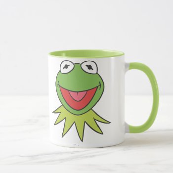 Kermit The Frog Cartoon Head Mug by muppets at Zazzle