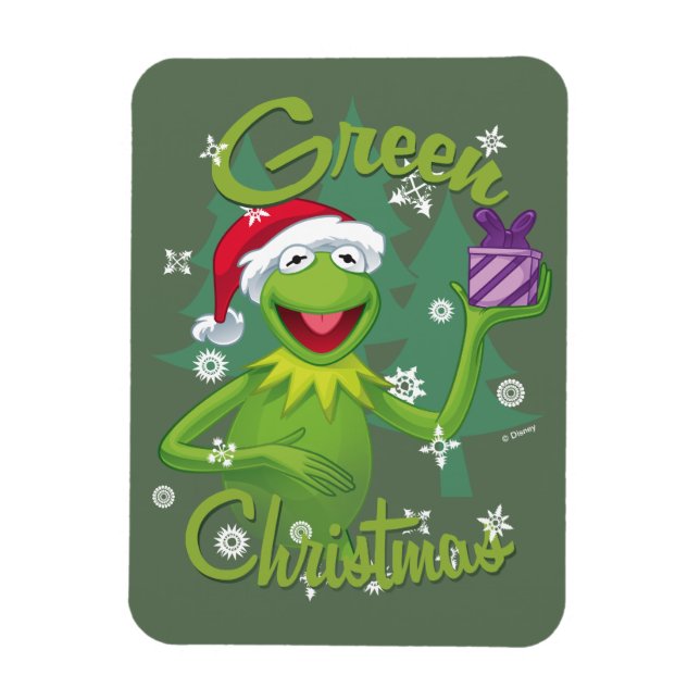 Kermit the Frog | Green Christmas Magnet (Vertical)